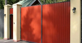 Купить ворота из профнастила Усть-Лабинск, цена от 4034 руб.